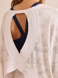 Moonlit Camo Circle Back Long Sleeve Detail 5 - TULLABEE