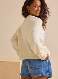 American Honey Flag Sweater Detail 4 - TULLABEE