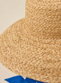 Inca Braided Straw Hat by Lack of Color Detail 2 - TULLABEE