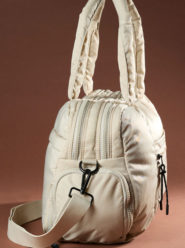 Double Take Puffer Tote Bag Detail 2 - TULLABEE