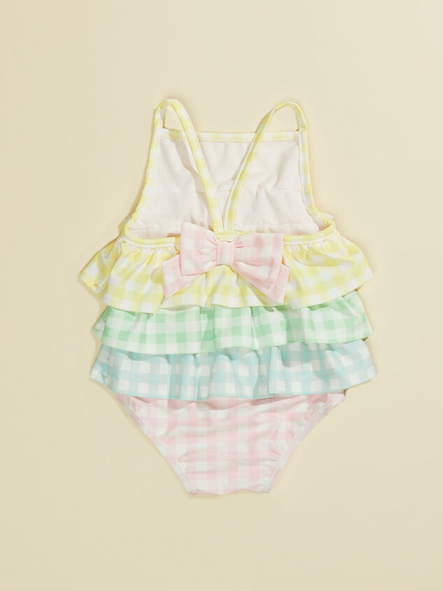 Gemma Gingham Swimsuit by MudPie Detail 2 - TULLABEE
