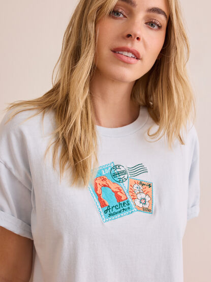 National Parks Postcard Graphic Tee - TULLABEE