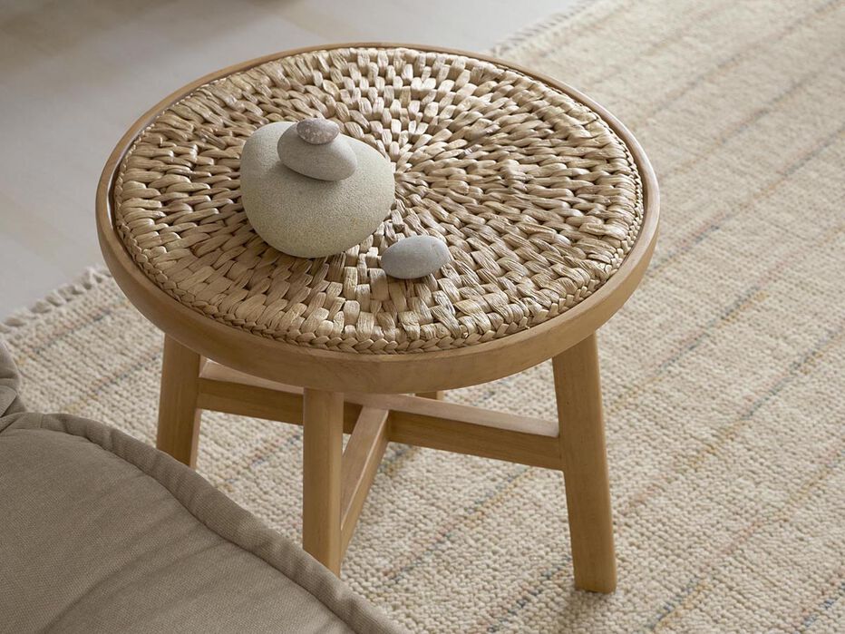 Sasha Wood Side Table - TULLABEE - 