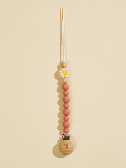 Daisy Pacifier Clip - TULLABEE