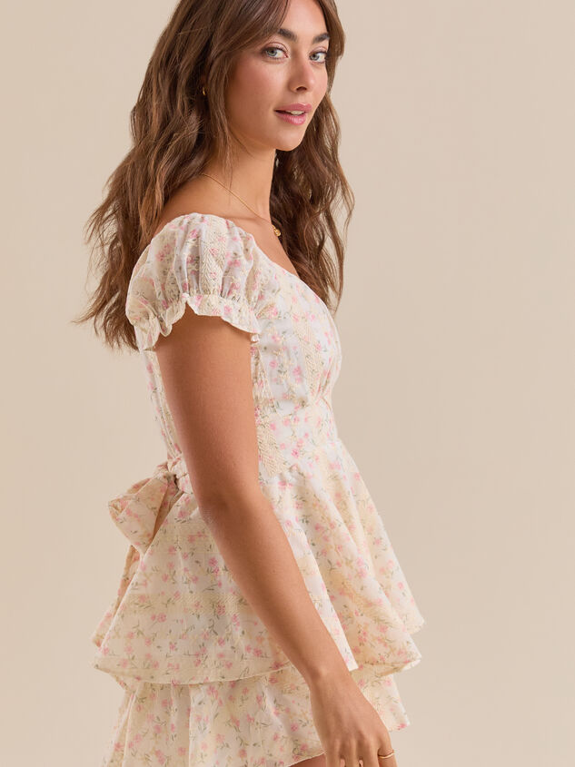 Haisley Double Layered Romper Detail 3 - TULLABEE