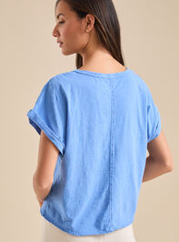 Michaela Boxy Tee Detail 5 - TULLABEE