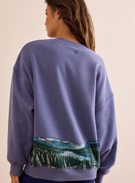 Rocky Mountains Fleece Pullover Detail 5 - TULLABEE