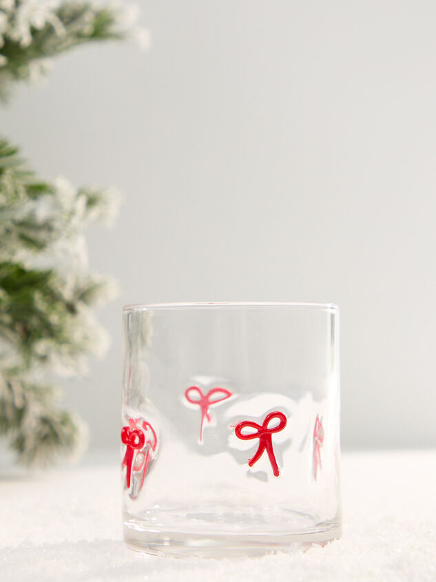 Red Bows Juice Glass - TULLABEE