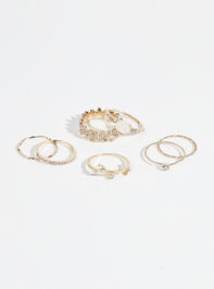 Crystal Vine Ring Set Detail 2 - TULLABEE