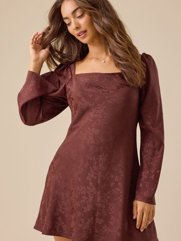 Raina Jacquard Mini Dress - TULLABEE