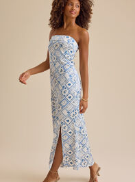 Donna Satin Maxi Dress Detail 3 - TULLABEE