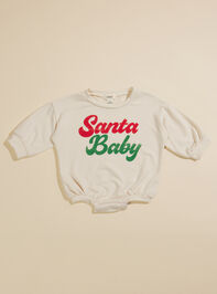 Santa Baby Romper Detail 2 - TULLABEE