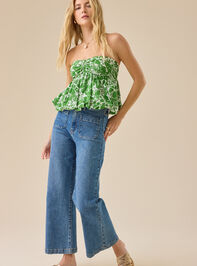Thalassa Strapless Bubble Top Detail 2 - TULLABEE