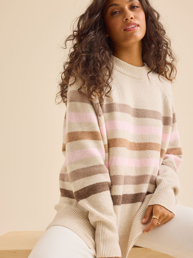 Faye Striped Sweater - TULLABEE