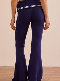 Varsity Flare Pant Detail 5 - TULLABEE