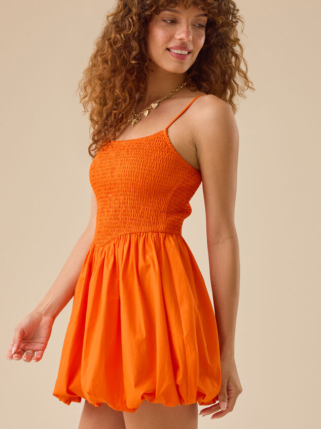 Clementine Mini Bubble Dress Detail 4 - TULLABEE