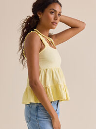 Shelby Tiered Babydoll Tank Detail 3 - TULLABEE