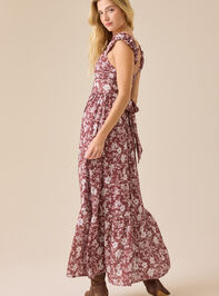 Mckenna Floral Maxi Dress Detail 5 - TULLABEE