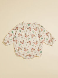 Groovy Reindeer Romper Detail 3 - TULLABEE
