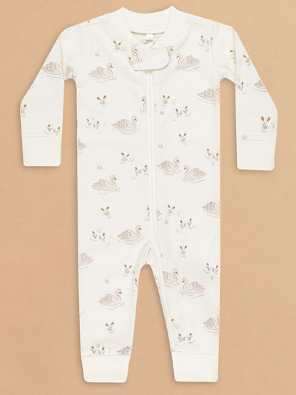 Precious Swans Romper by Quincy Mae - TULLABEE