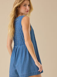 Evie Denim Romper Detail 3 - TULLABEE