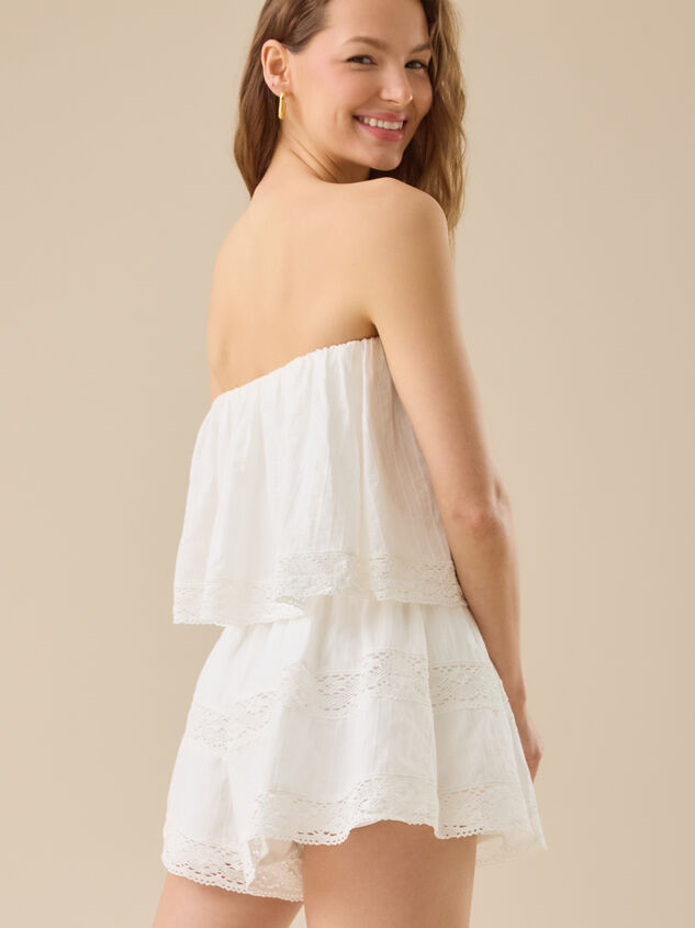 Chlo Strapless Romper Detail 4 - TULLABEE