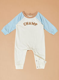 Little Champ Jumpsuit by Mud Pie Detail 3 - TULLABEE