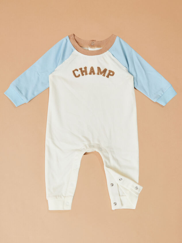 Little Champ Jumpsuit by Mud Pie Detail 3 - TULLABEE