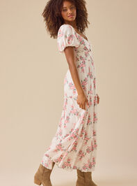 Nalia Floral Maxi Dress Detail 5 - TULLABEE