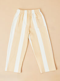 Maxwell Wide Leg Stripe Pant Detail 3 - TULLABEE