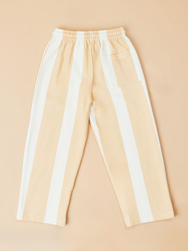 Maxwell Wide Leg Stripe Pant Detail 3 - TULLABEE