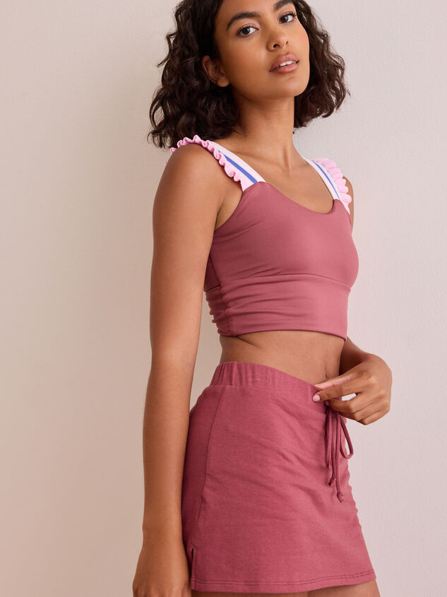 All Along Ruffle Tank Detail 4 - TULLABEE