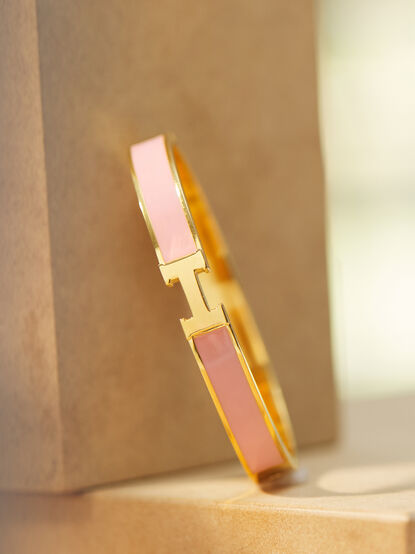 H Bangle Bracelet - TULLABEE