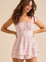 Wilma Tie Shoulder Romper - TULLABEE