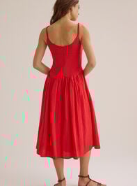 Sloane Button-Up Maxi Dress Detail 6 - TULLABEE