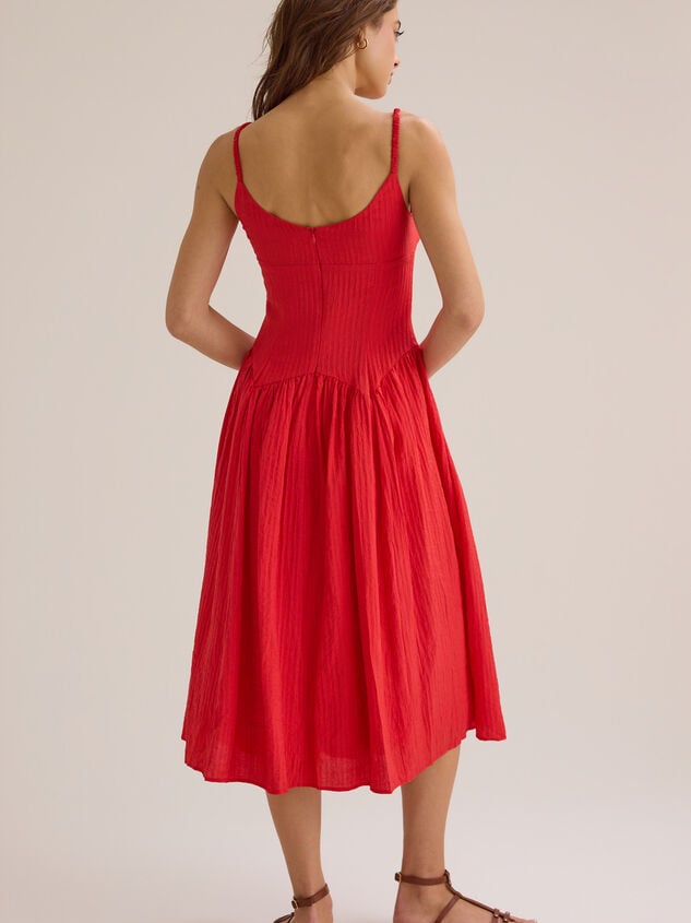 Sloane Button-Up Maxi Dress Detail 6 - TULLABEE