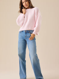 Annabeth Bow Ribbon Sweater Detail 4 - TULLABEE