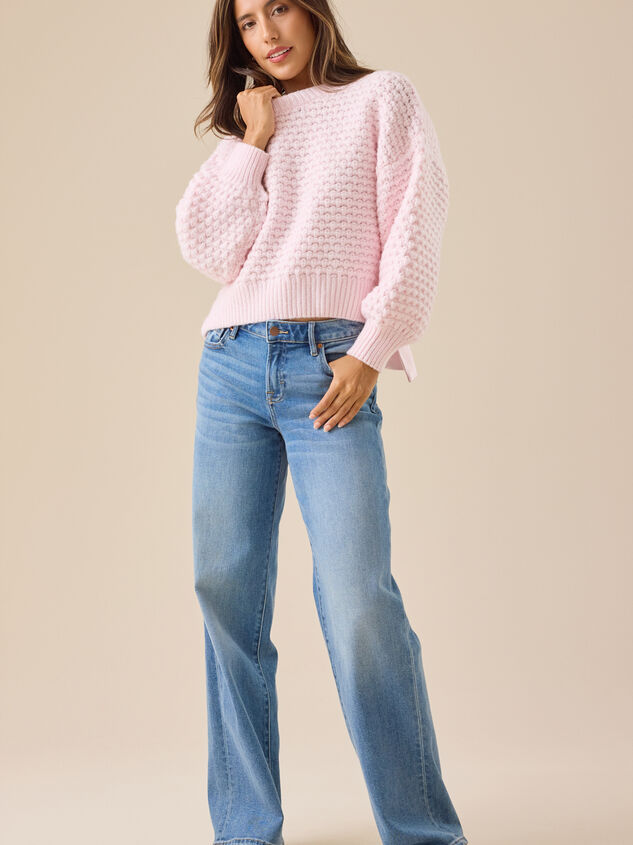Annabeth Bow Ribbon Sweater Detail 4 - TULLABEE