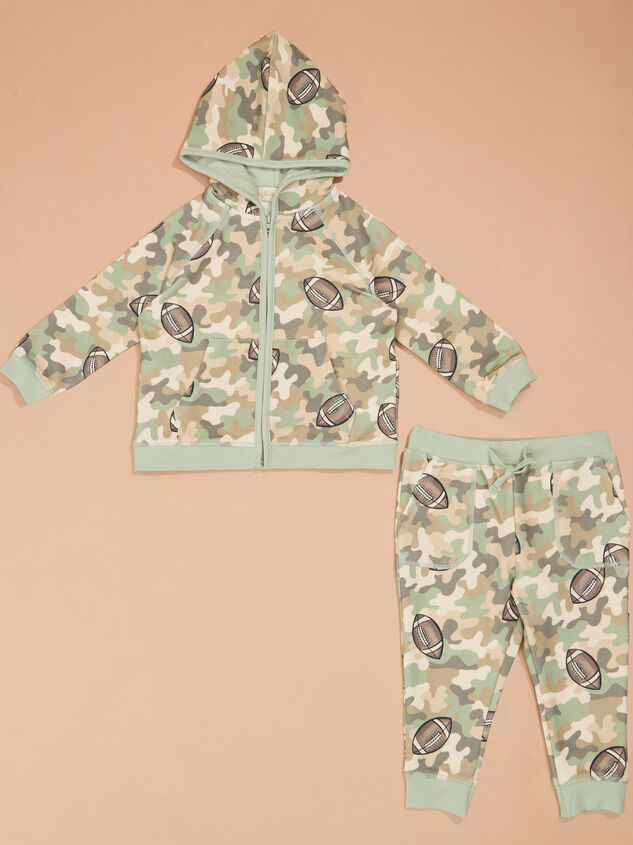 Camo Kickoff Hoodie and Jogger Set - TULLABEE