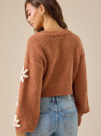 Francesca Flower Cardigan Detail 5 - TULLABEE
