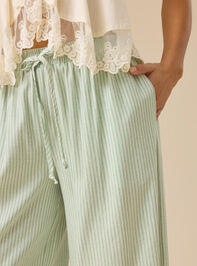 Lakie Striped Linen Pants Detail 2 - TULLABEE