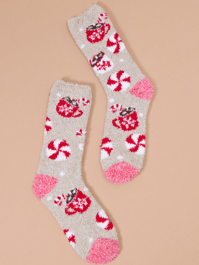 Peppermint Mocha Cozy Socks - TULLABEE