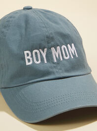 Boy Mom Baseball Hat Detail 3 - TULLABEE