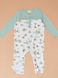 Manny Mallard Jumpsuit Detail 2 - TULLABEE
