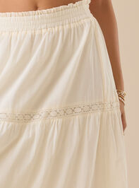Kait Lace Midi Skirt Detail 5 - TULLABEE