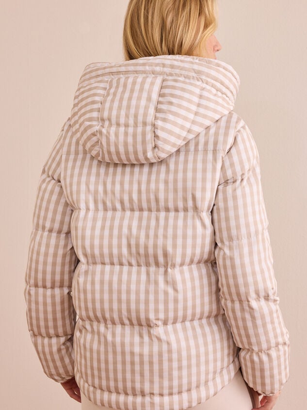 Active Puff Gingham Pullover Detail 5 - TULLABEE