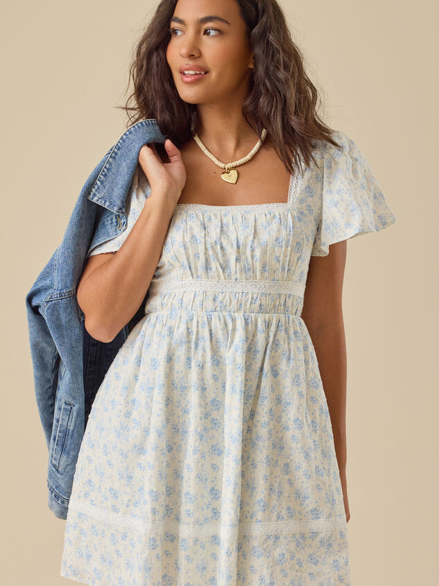 Mattie Flare Dress Detail 3 - TULLABEE