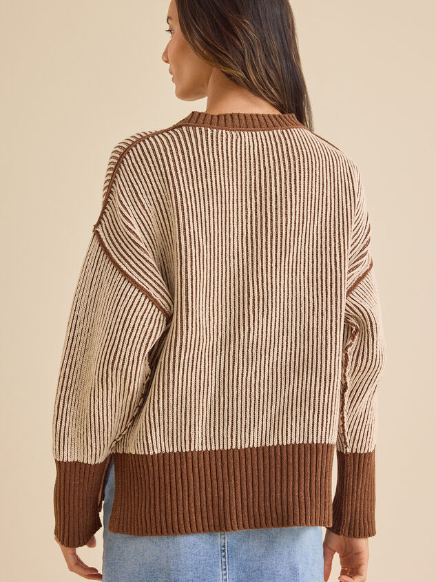 Alison Matte Chenille Pullover Detail 4 - TULLABEE