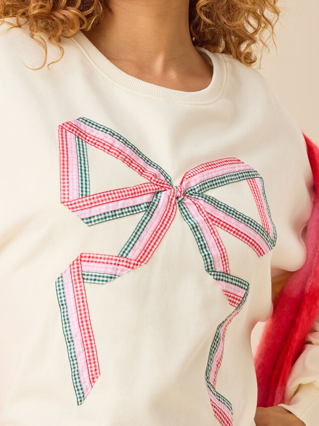 Ribbon Joy Pullover Detail 5 - TULLABEE