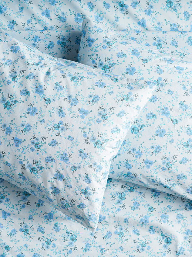 Blossom Cotton Single Pillowcase Detail 2 - TULLABEE